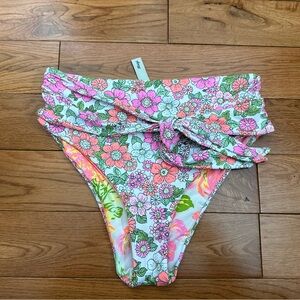 Maaji Flower Power Suzane High Rise Bikini Bottoms